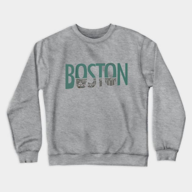 Boston Crewneck Sweatshirt by MAS Design Co